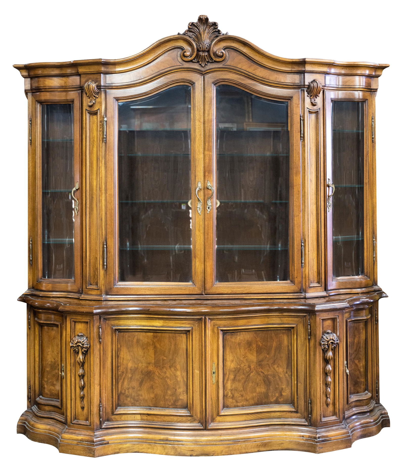 KARGES FRENCH PROVINCIAL-STYLE CHINA CABINET (1 of 13)
