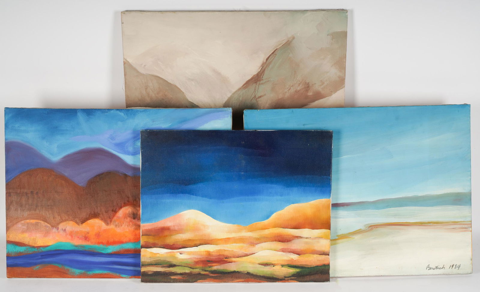 BARBARA BERETICH (1936 - 2018): FOUR LANDSCAPE WORKS (1 of 9)