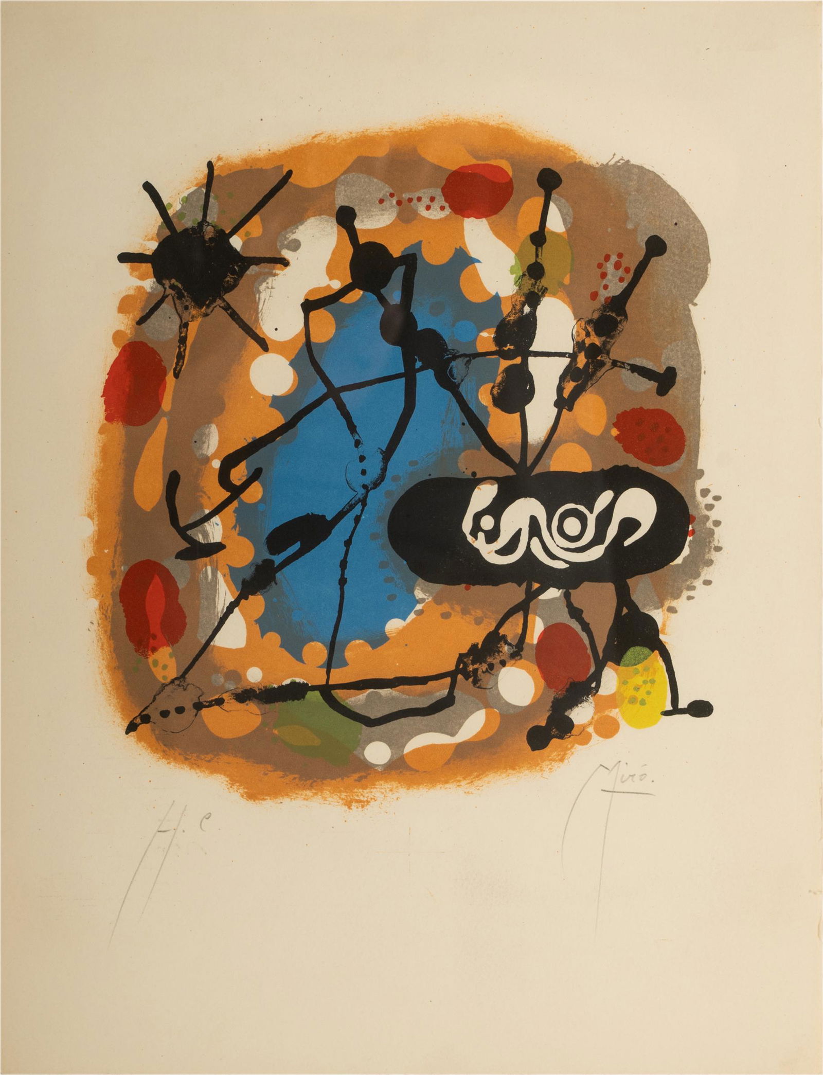 JOAN MIRO (1893 - 1983): ABSTRACT (1 of 16)