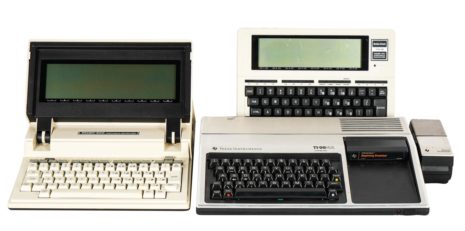 THREE VINTAGE PORTABLE COMPUTERS (1 of 10)