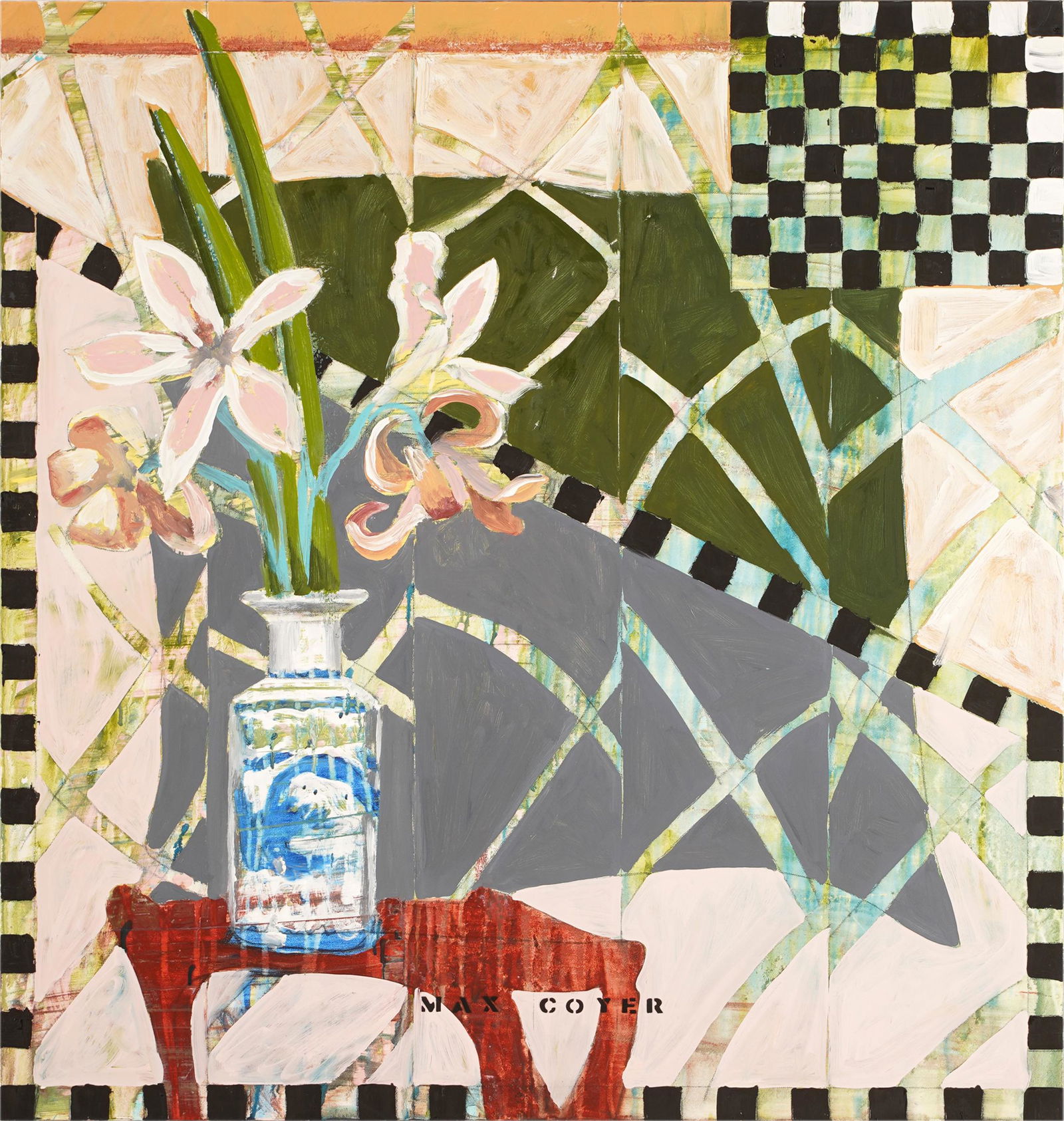 MAX COYER (AMERICAN, 1954-1988): THE RED TABLE (1 of 15)