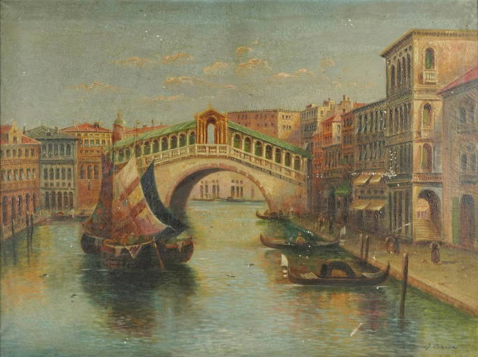 20TH CENTURY RIALTO BRIDGE, VENICE (0290)
