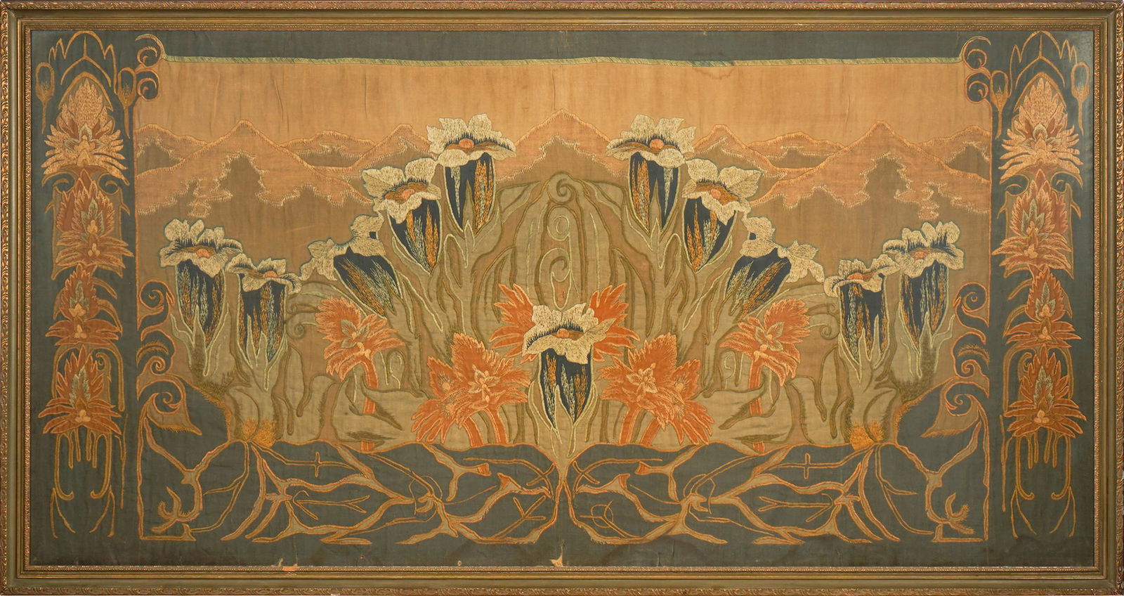 ART NOUVEAU-STYLE EMBROIDERY PANEL (1 of 17)