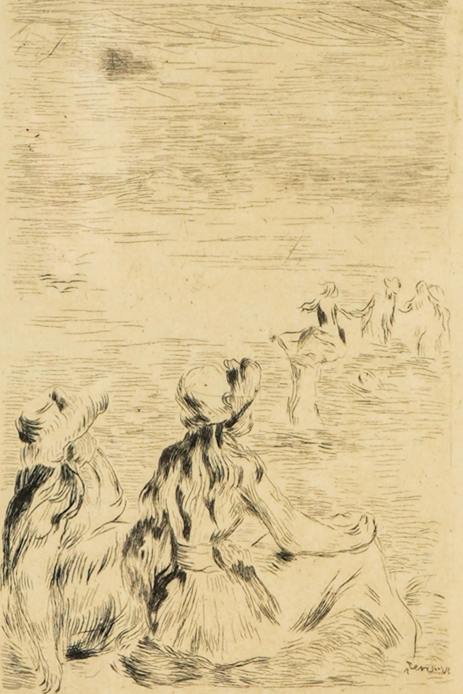 AFTER PIERRE AUGUSTE RENOIR: SUR LA PLAGE (1 of 6)