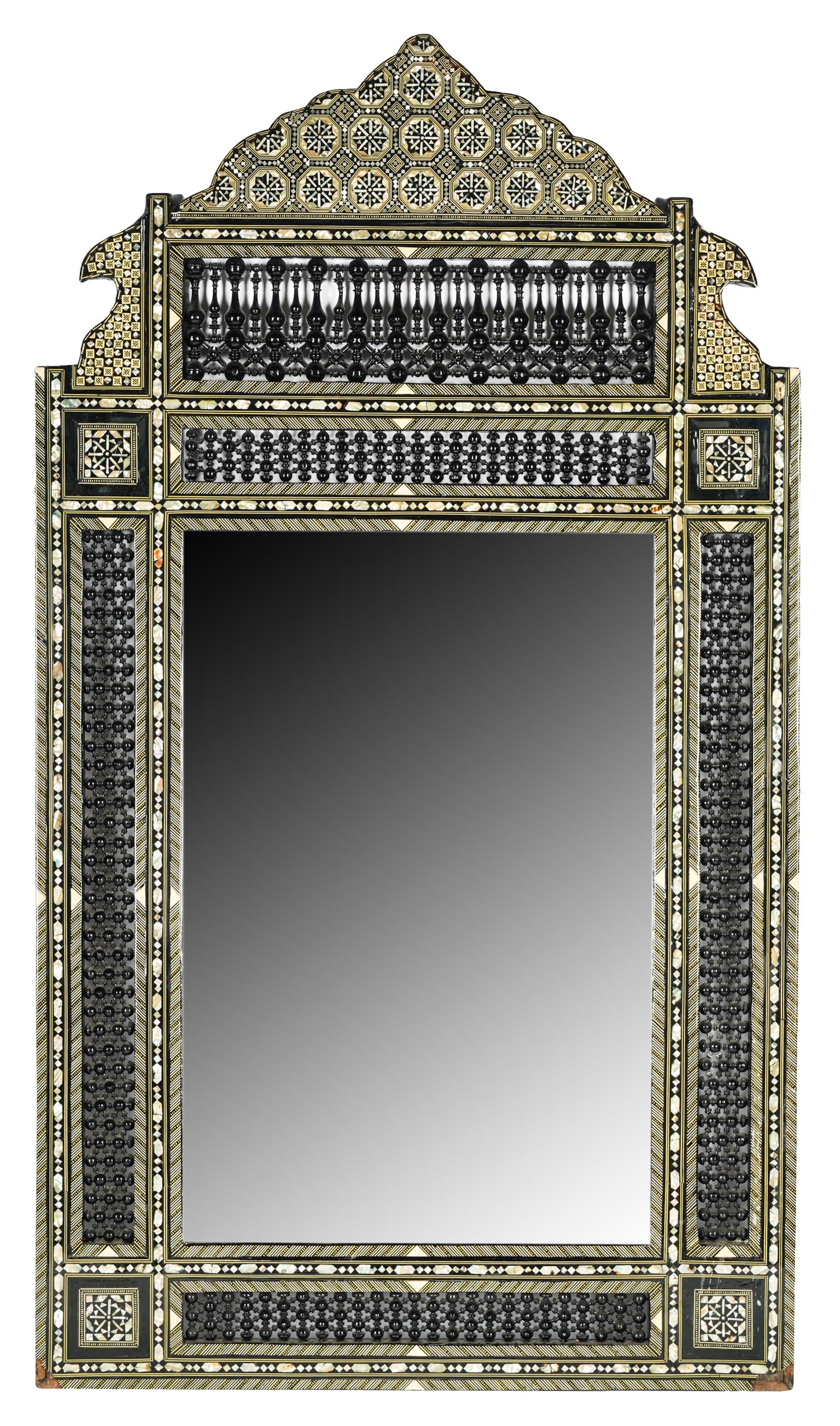 MOROCCAN-STYLE INLAID WALL MIRROR (1 of 12)