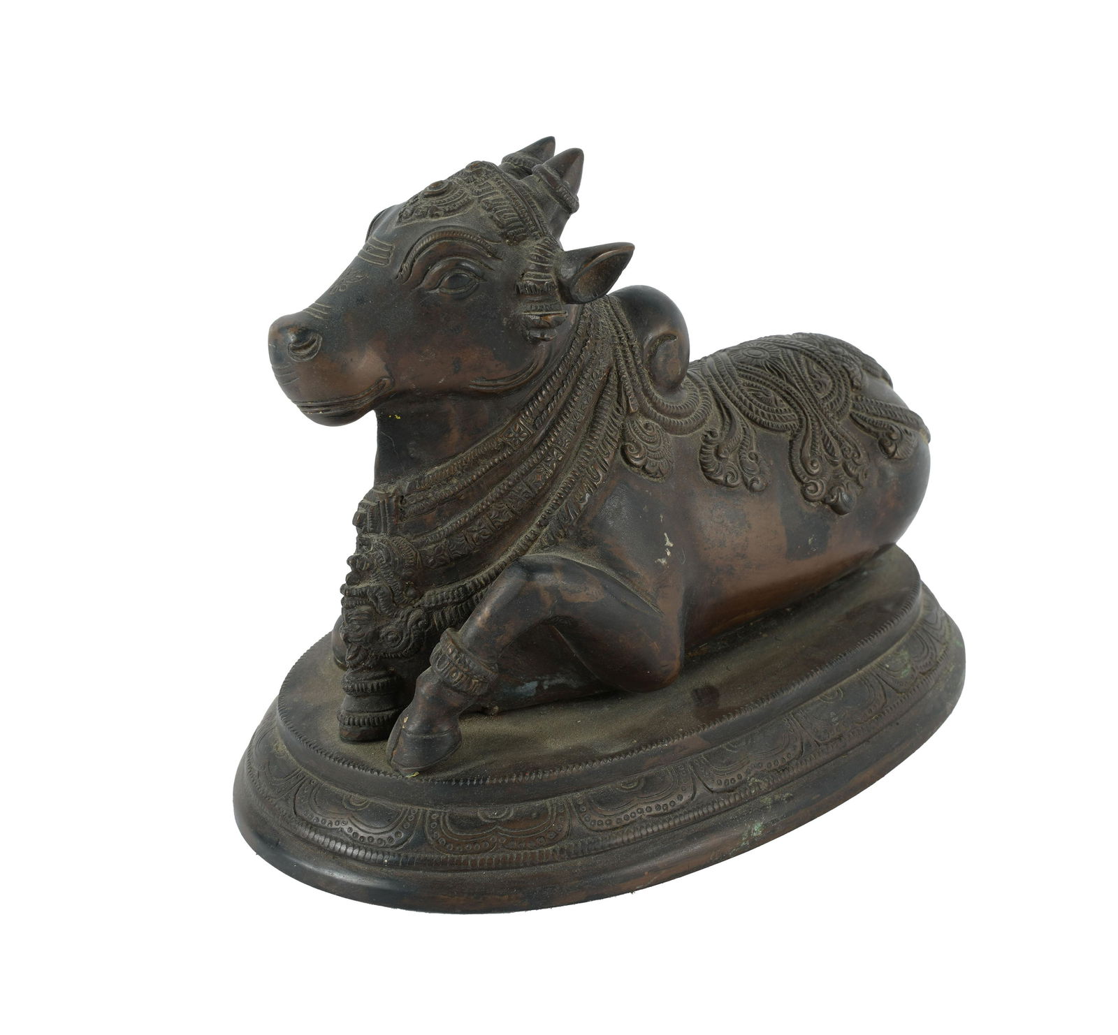 ASIAN BRONZE COW FIGURE (1 of 9)