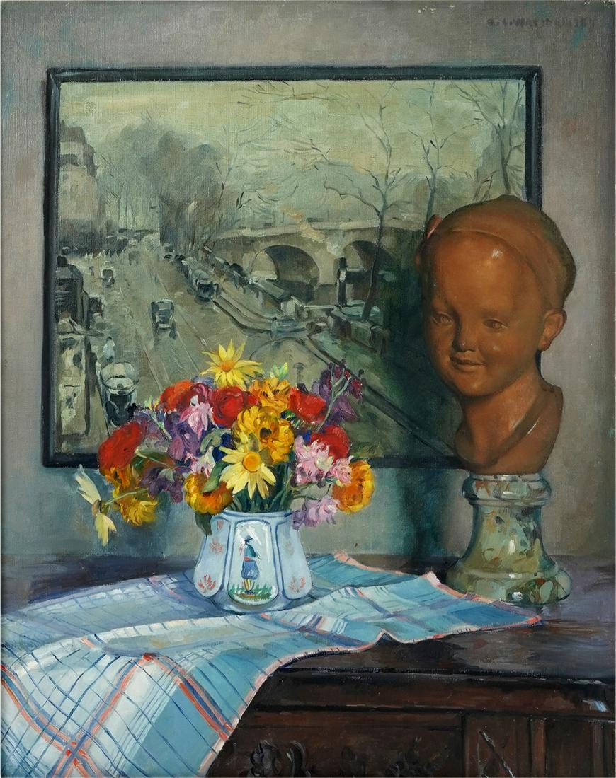 ABEL WARSHAWSKY (1883 - 1962): STILL LIFE (1 of 9)