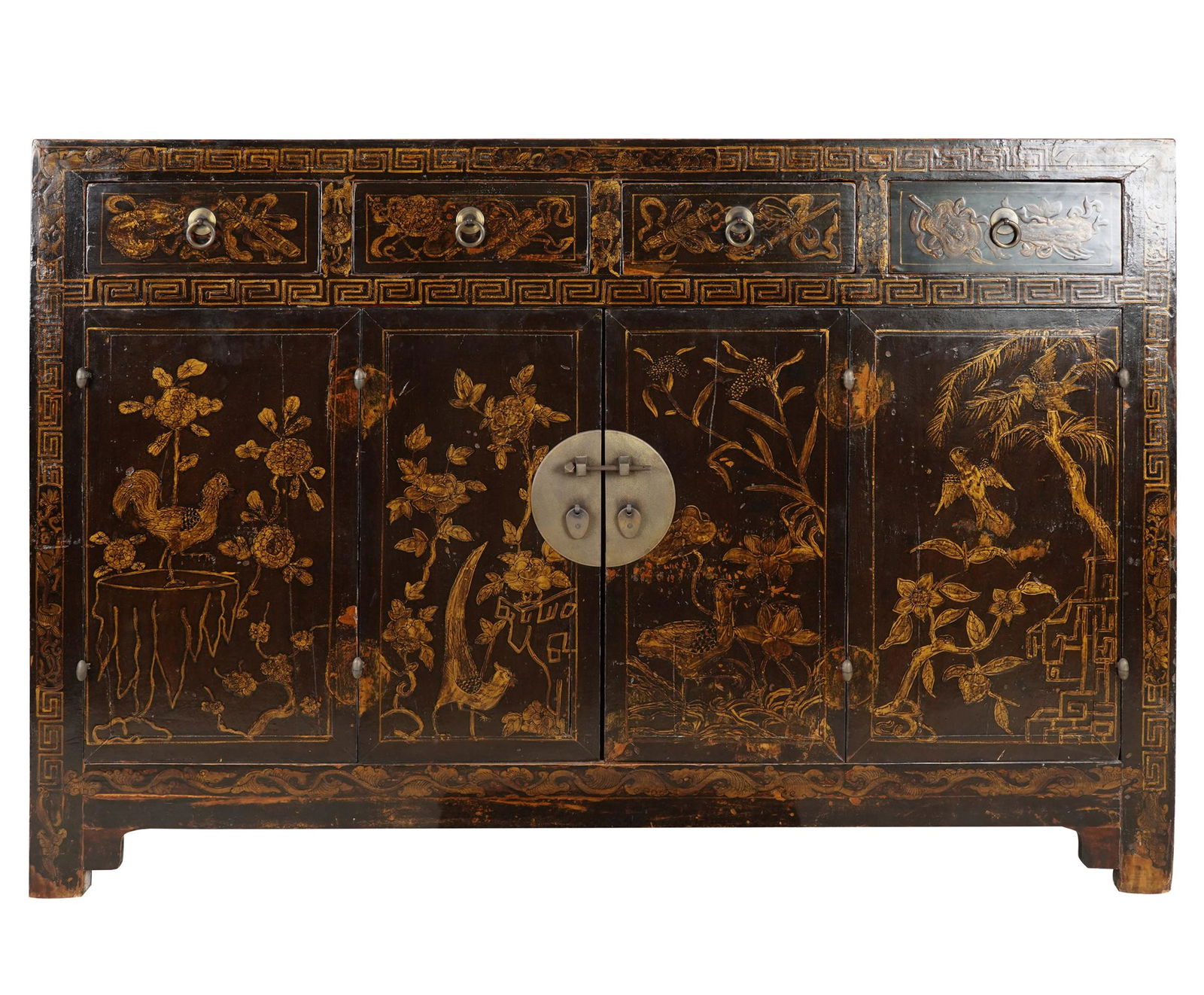 CHINESE LACQUERED CABINET (1 of 12)