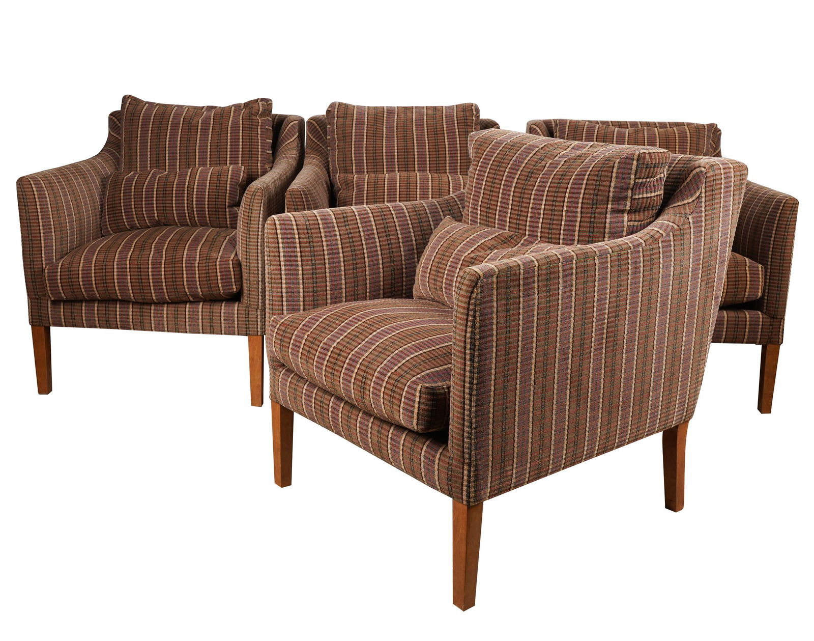 SET OF FOUR ROSE TARLOW "PICCADILLY" CLUB CHAIRS (1 of 6)
