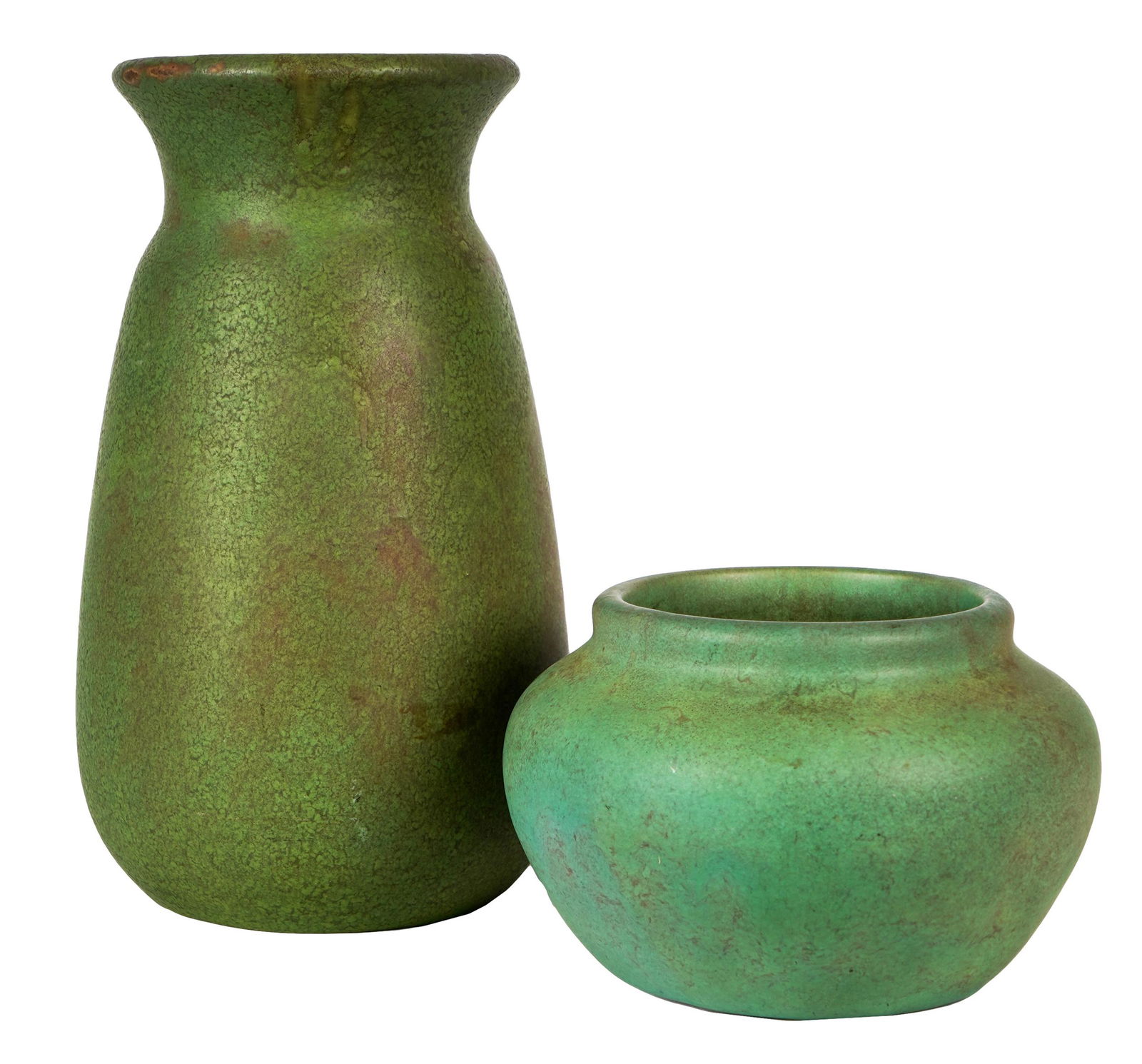 TWO WELLER POTTERY VESSELS (1 of 7)