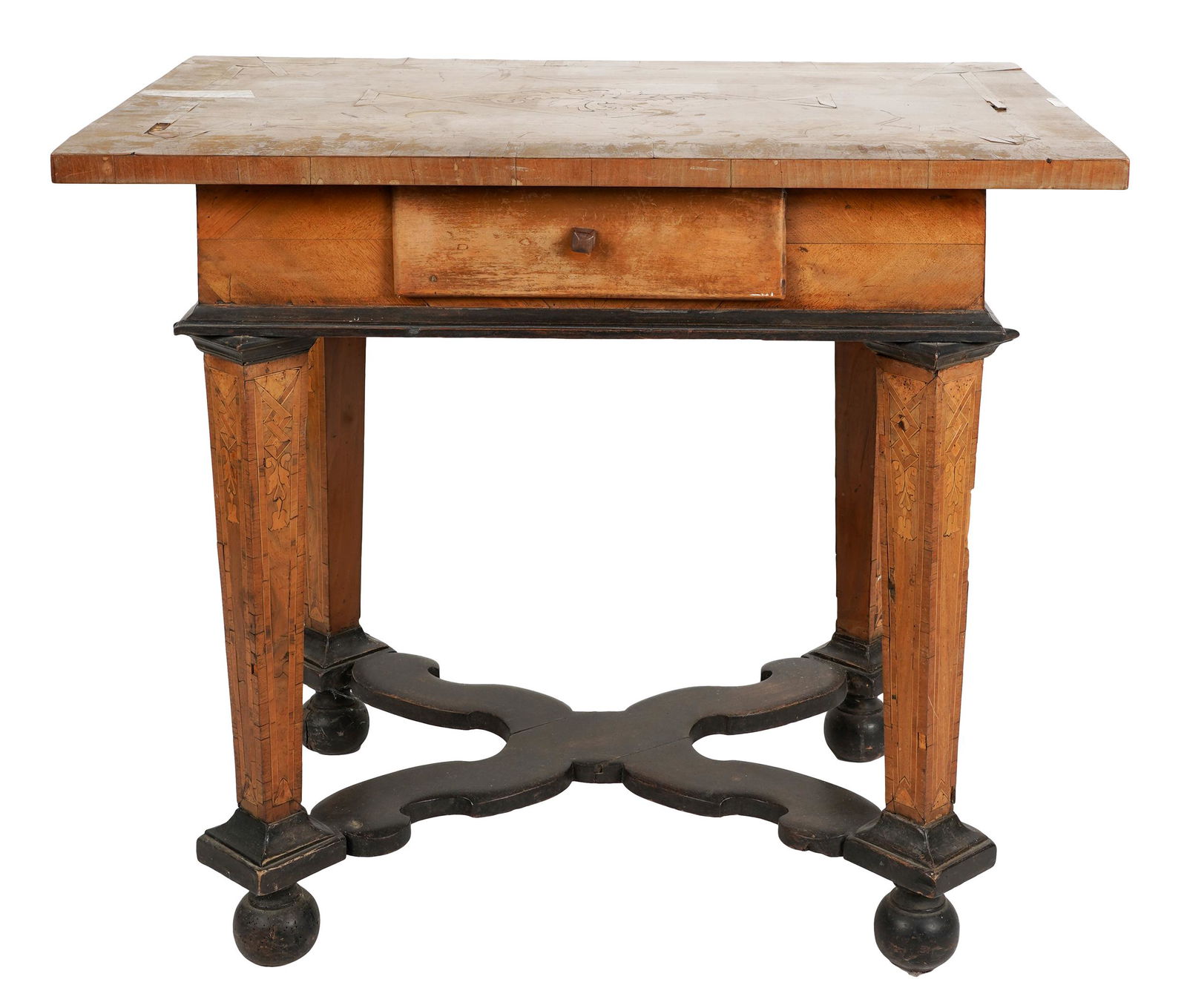 ITALIAN MARQUETRY-INLAID SIDE TABLE (1 of 9)