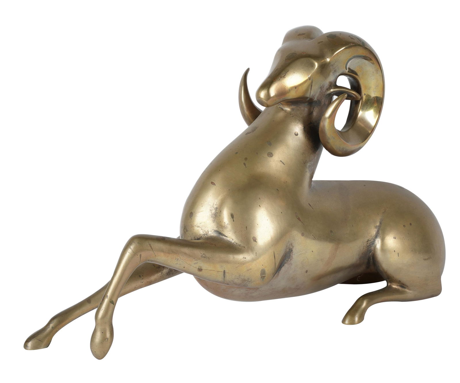 LOET VANDERVEEN (1921 - 2015): RECUMBENT RAM (1 of 10)