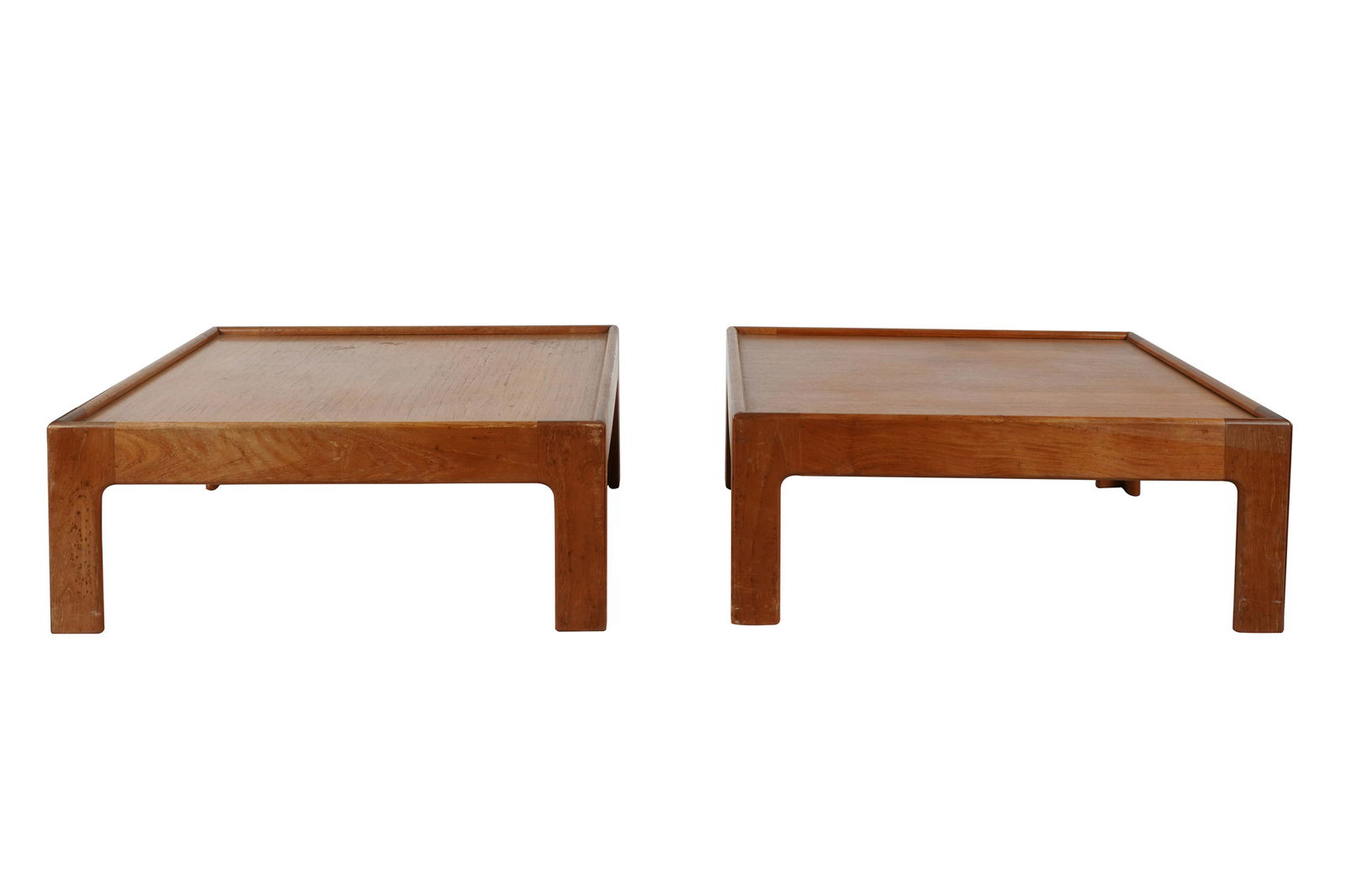 PAIR OF DANISH MODERN TEAK END TABLES (1 of 14)