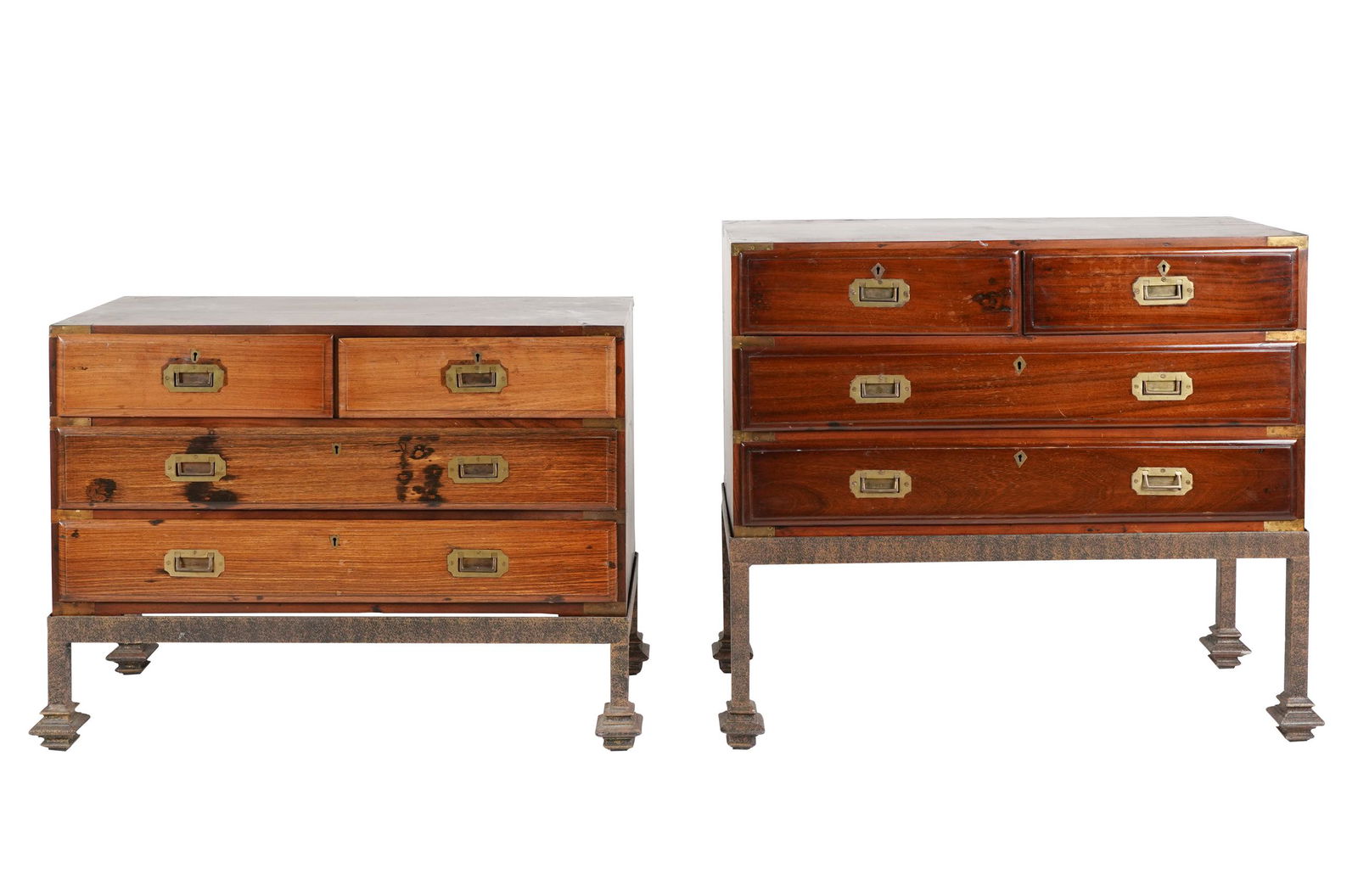 TWO BRITISH COLONIAL CAMPAIGN CHESTS (1 of 12)