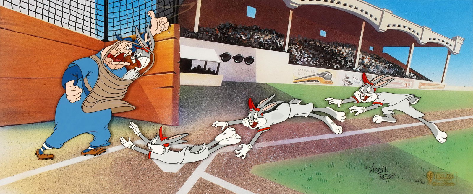 VIRGIL ROSS: "YER' OUT" BUGS BUNNY (1 of 10)