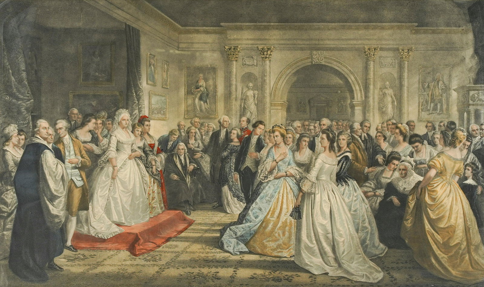 AFTER D. HUNTINGTON: LADY WASHINGTON'S RECEPTION (1 of 9)