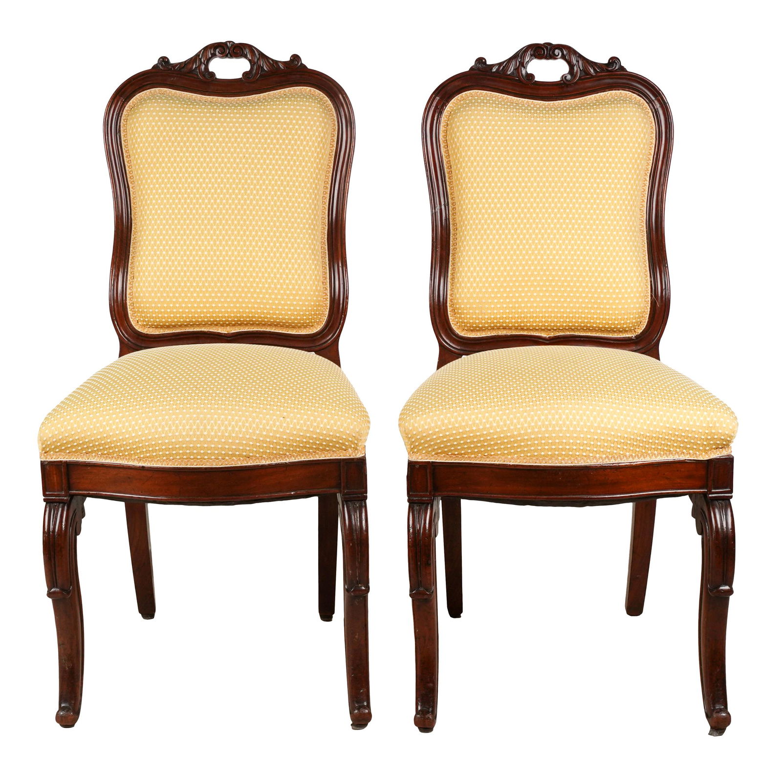 PAIR OF CARVED REGENCE-STYLE SIDE CHAIRS (1 of 10)