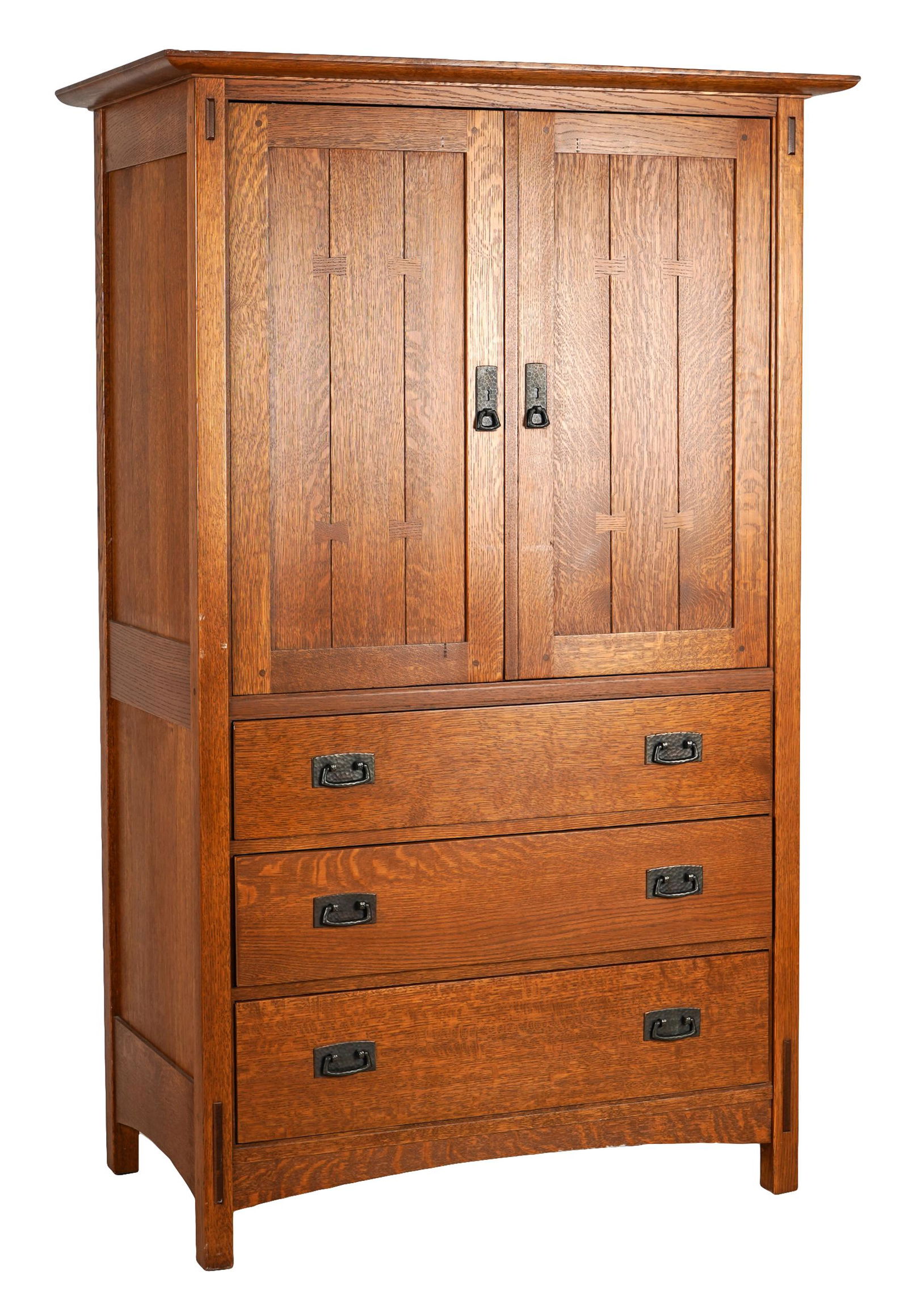 STICKLEY OAK ENTERTAINMENT CABINET (1 of 17)