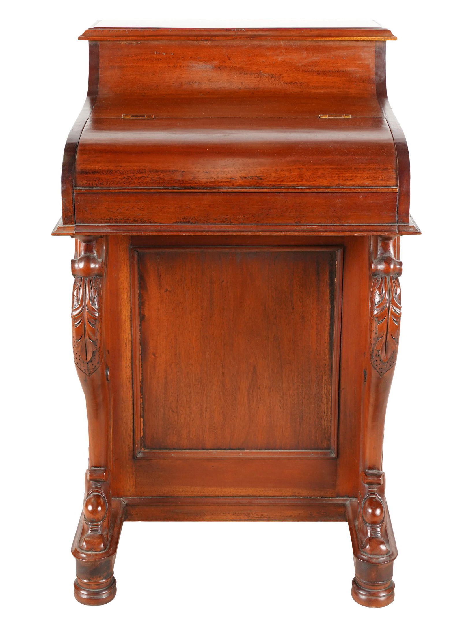 VICTORIAN MAHOGANY DAVENPORT DESK (1 of 12)