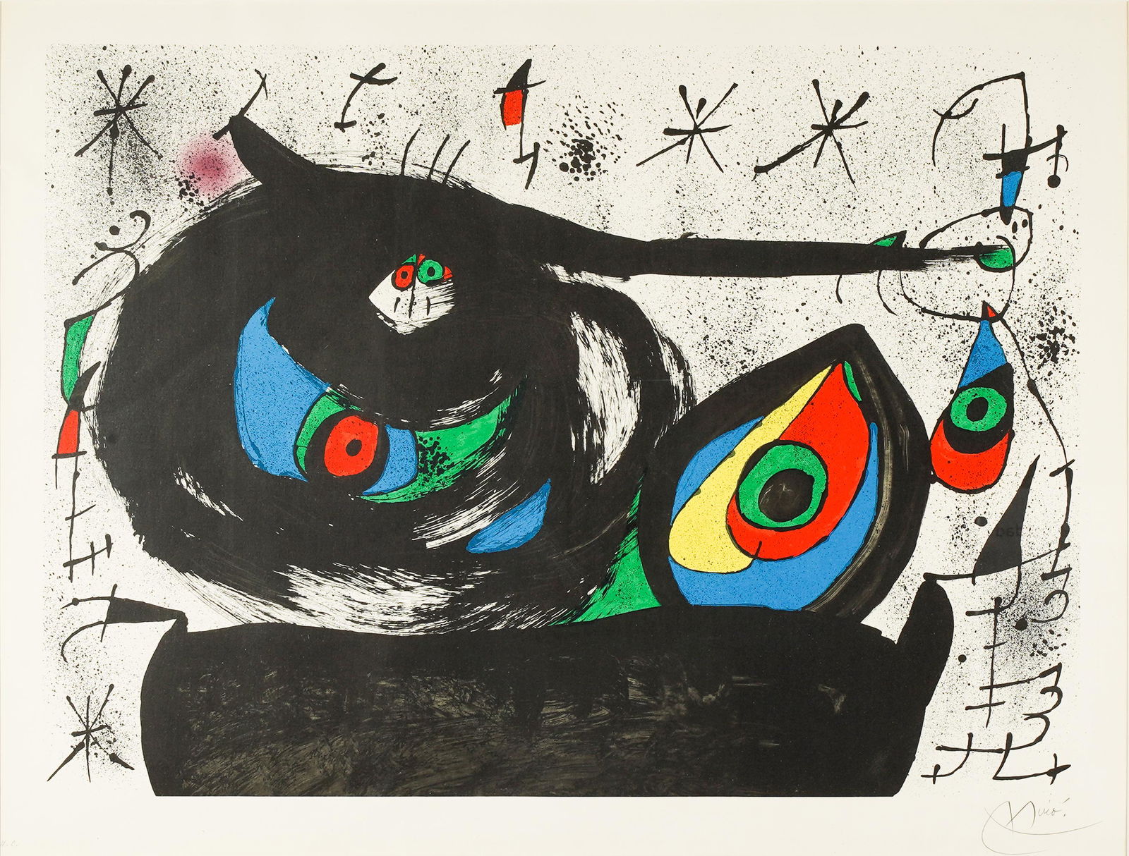 JOAN MIRO (1893 - 1983): HOMENTAGE A JOAN PRATS (1 of 17)