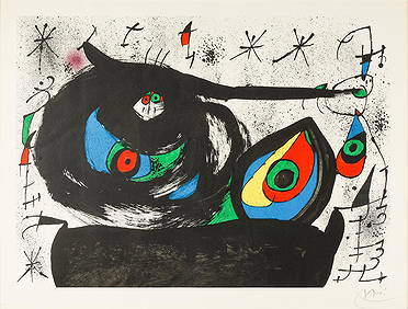 JOAN MIRO (1893 - 1983): HOMENTAGE A JOAN PRATS (1 of 17)