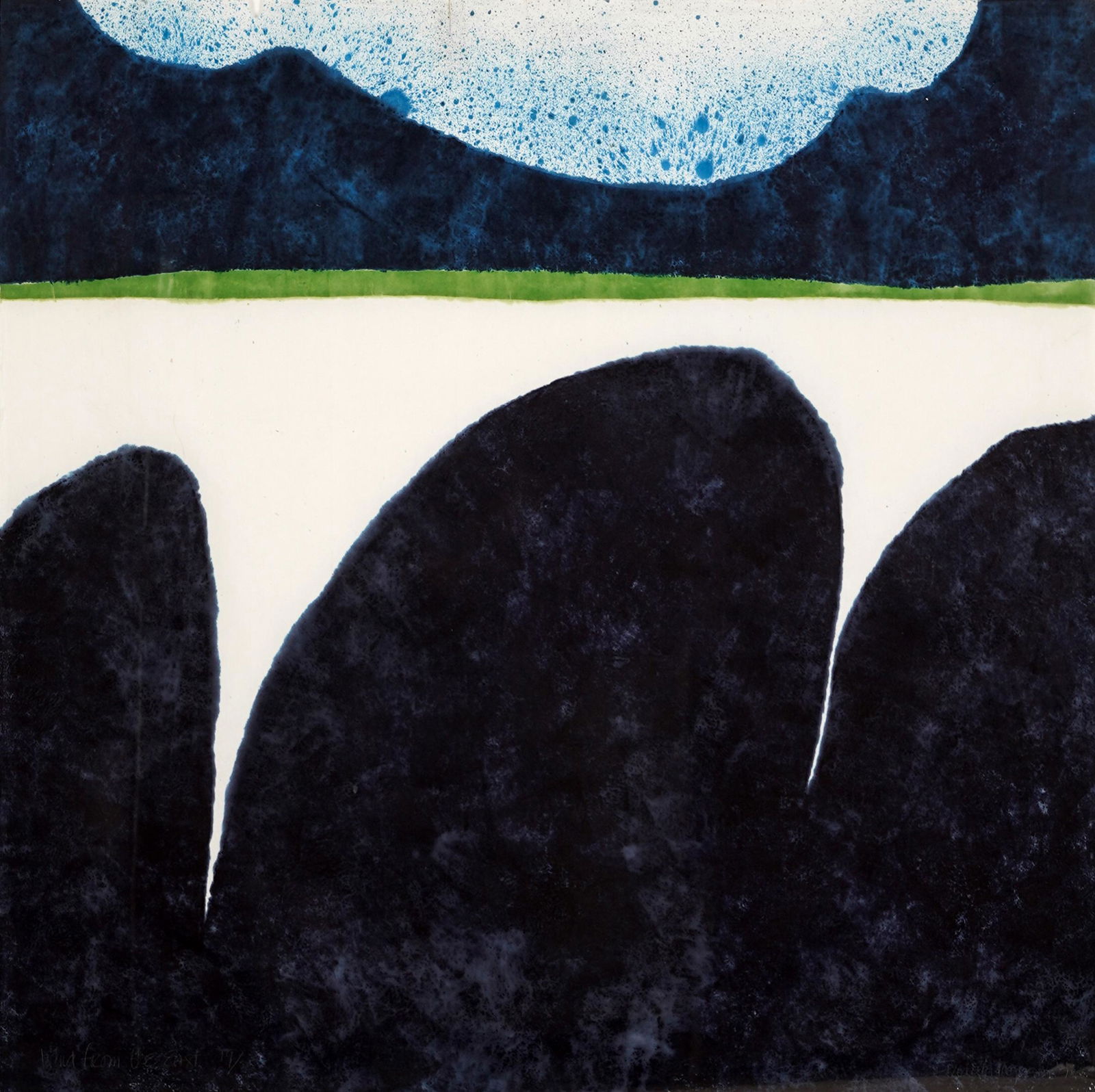 JUDITH INGRAM (B. 1926): ABSTRACT LANDSCAPE (1 of 8)