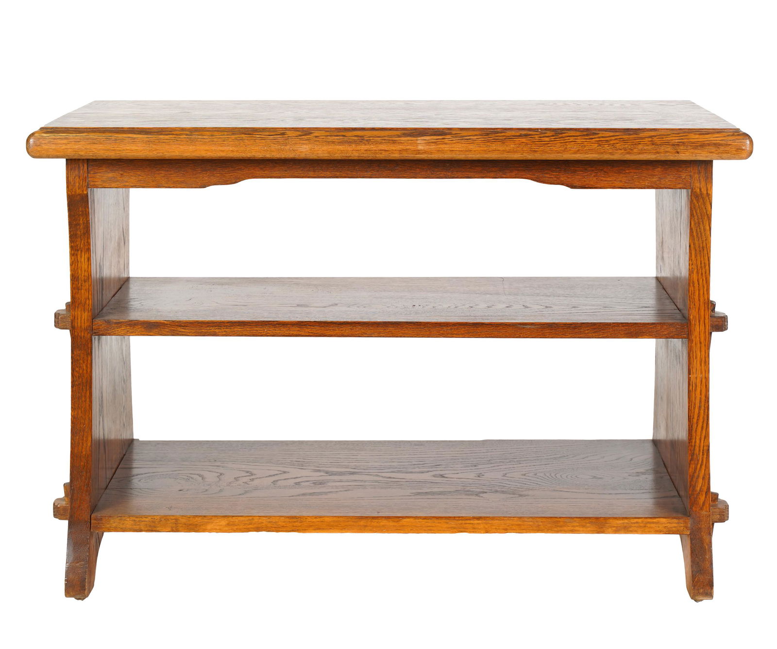 ARTS & CRAFTS OAK SIDE TABLE (1 of 12)