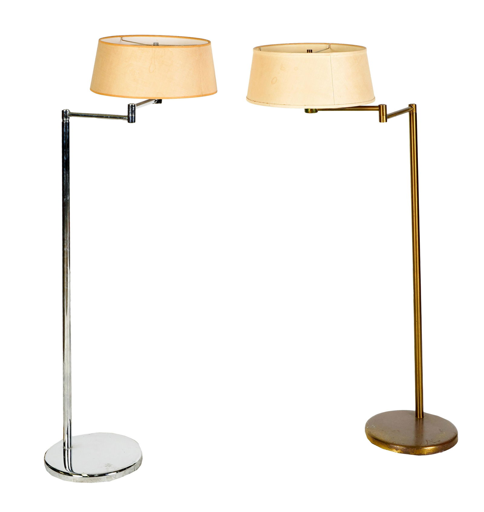 TWO WALTER VON NESSEN FOR NESSEN STUDIO FLOOR LAMPS (1 of 9)