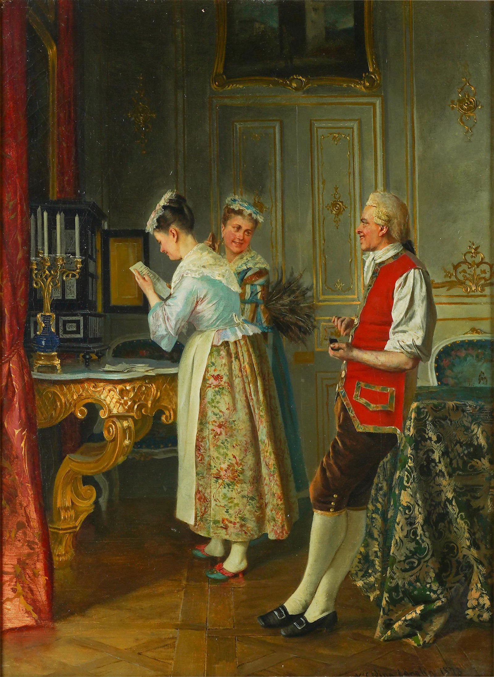 VICTORIANO CODINA Y LANGLIN (1844 - 1911): INTERIOR SCENE (1 of 12)