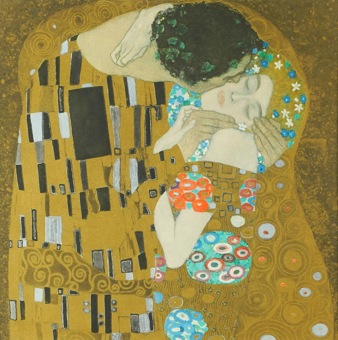 AFTER GUSTAV KLIMT (1862 - 1918): TWO FIGURES (1 of 8)