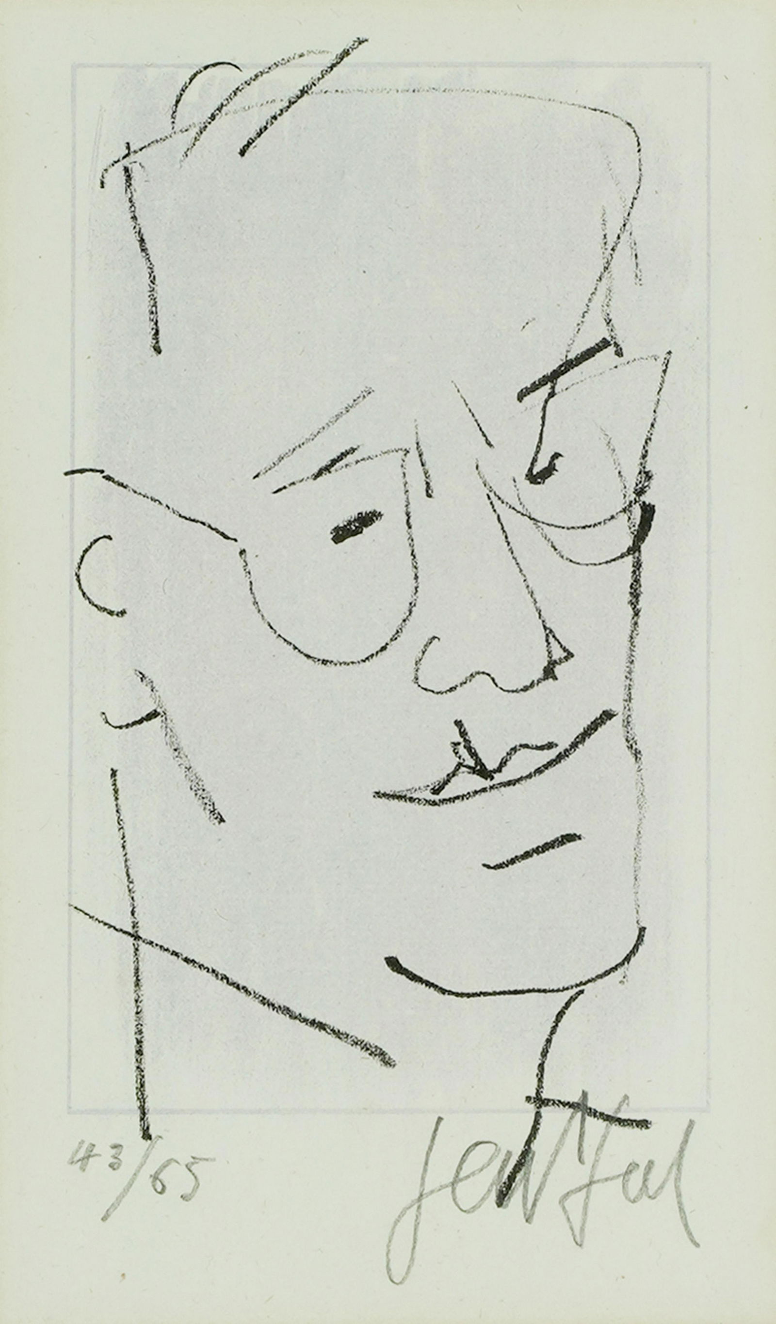 GEN PAUL (1895 - 1975): PORTRAIT OF MARCEL JOUHANDEAU (1 of 8)