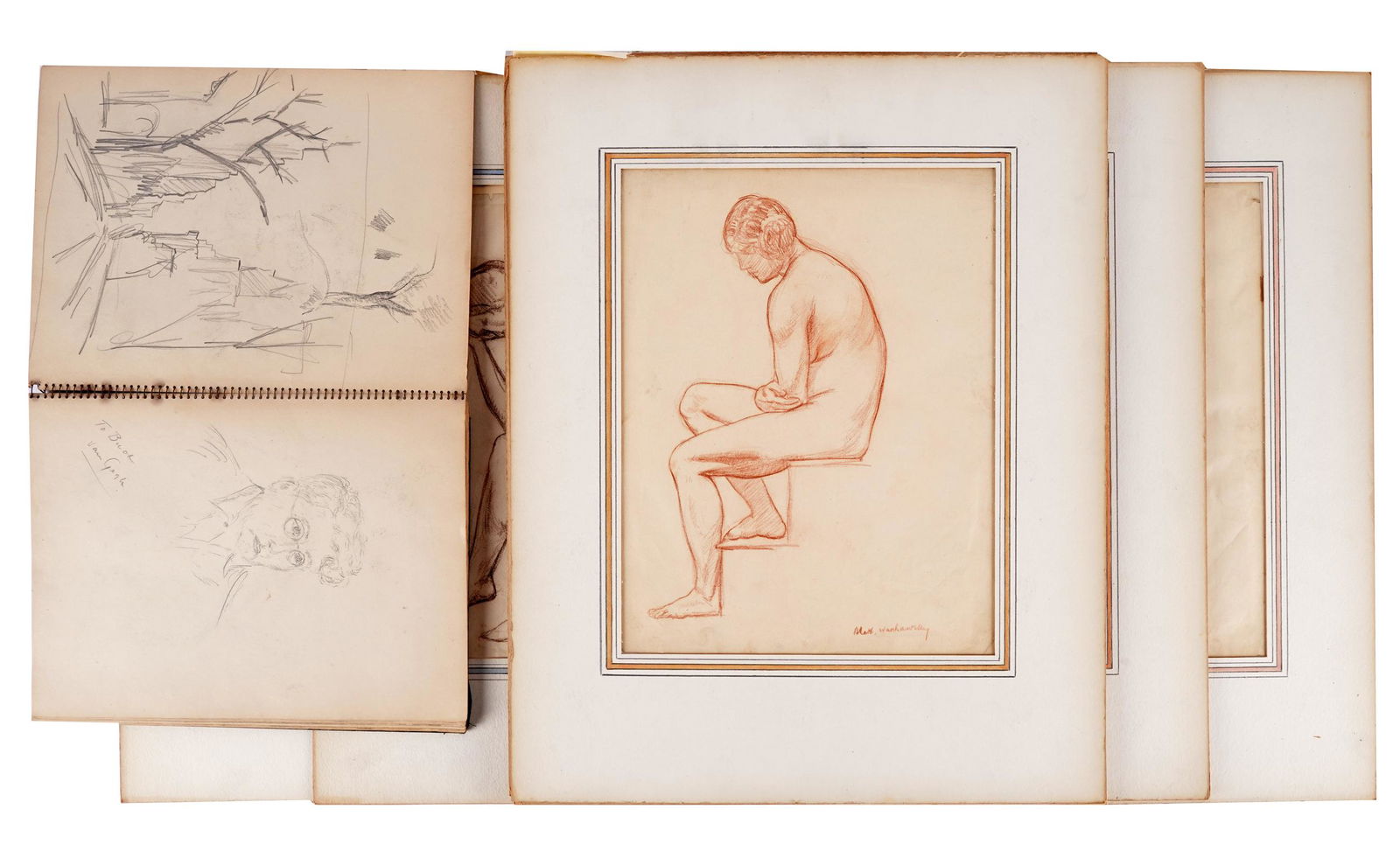 ALEXANDER WARSHAWSKY (1887 - 1945): SKETCHES (1 of 12)