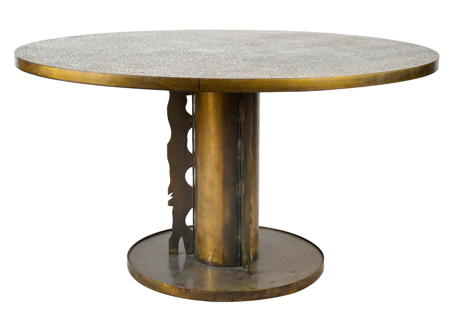 PHILIP & KELVIN LAVERNE 'ETRUSCAN' CENTER TABLE (1 of 7)