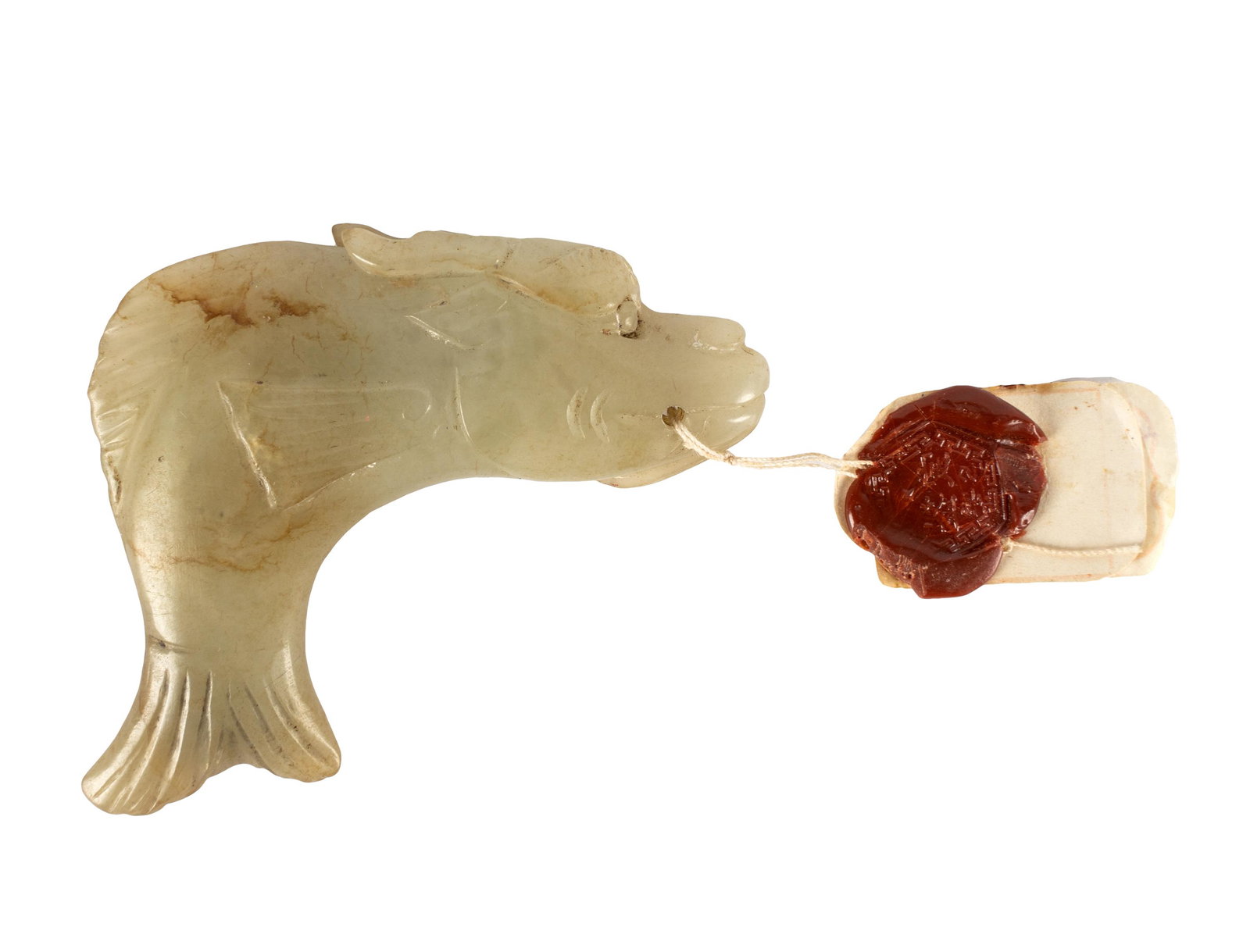 ANTIQUE CHINESE JADE CARVING (1 of 9)