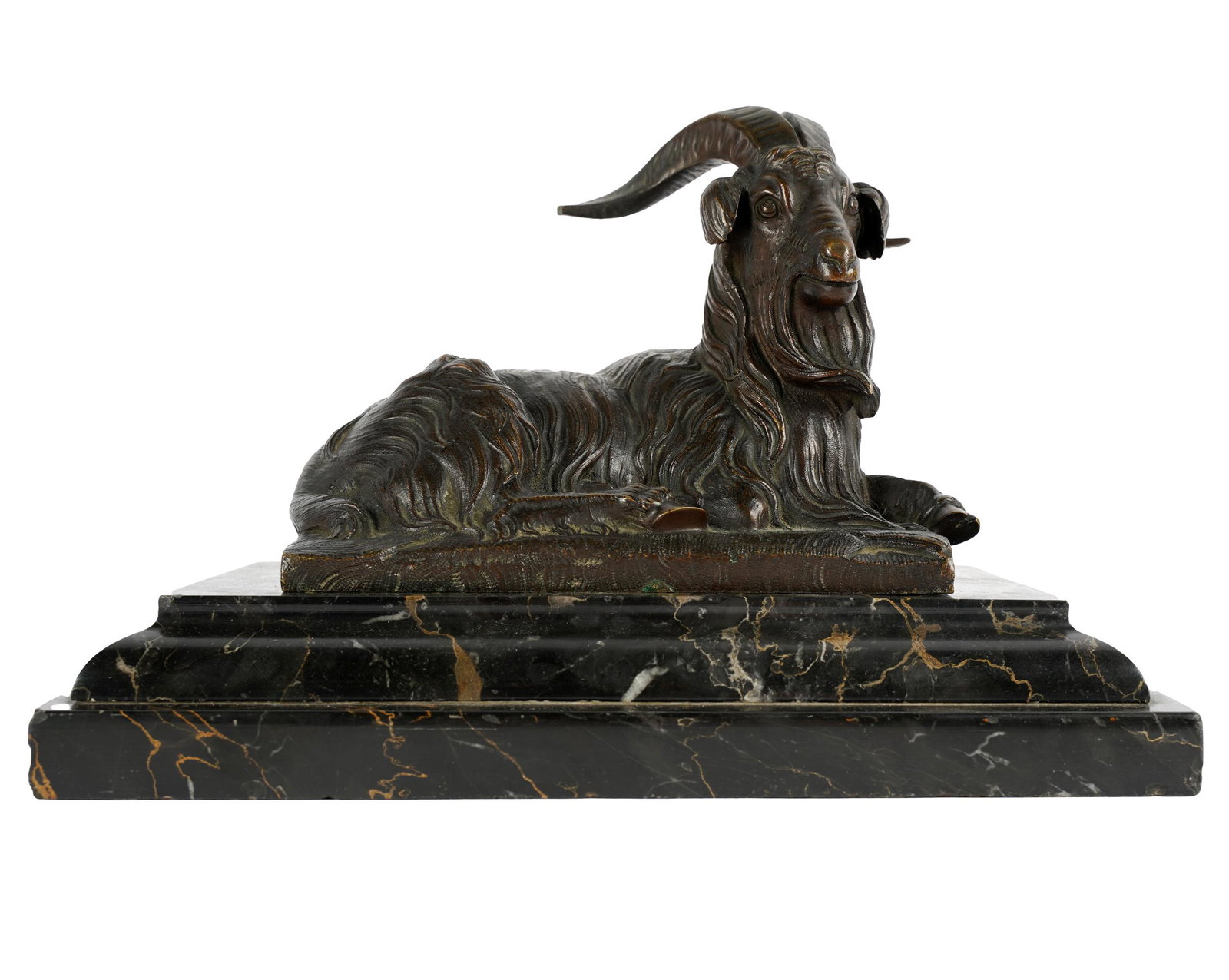 BRONZE FIGURE OF A RAM (1 of 8)
