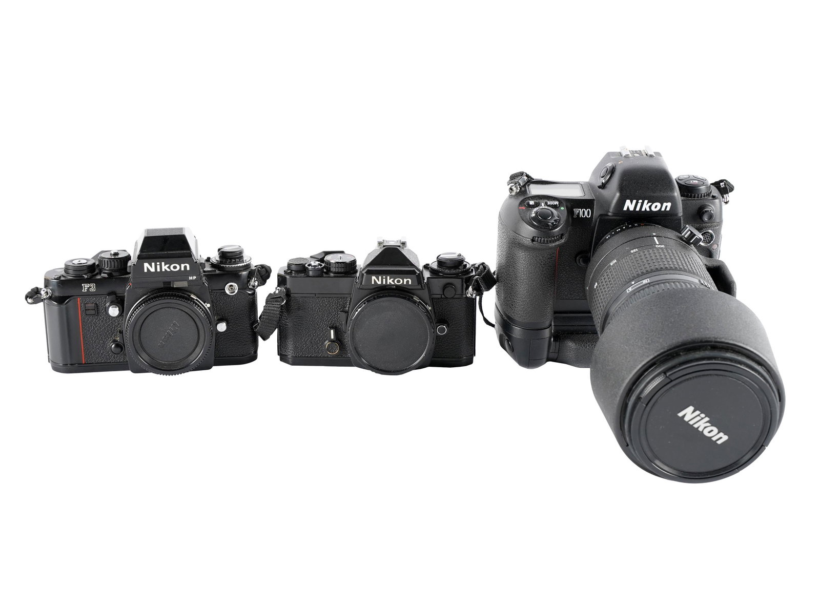 COLLECTION OF NIKON FILM CAMERAS & LENS (1 of 12)
