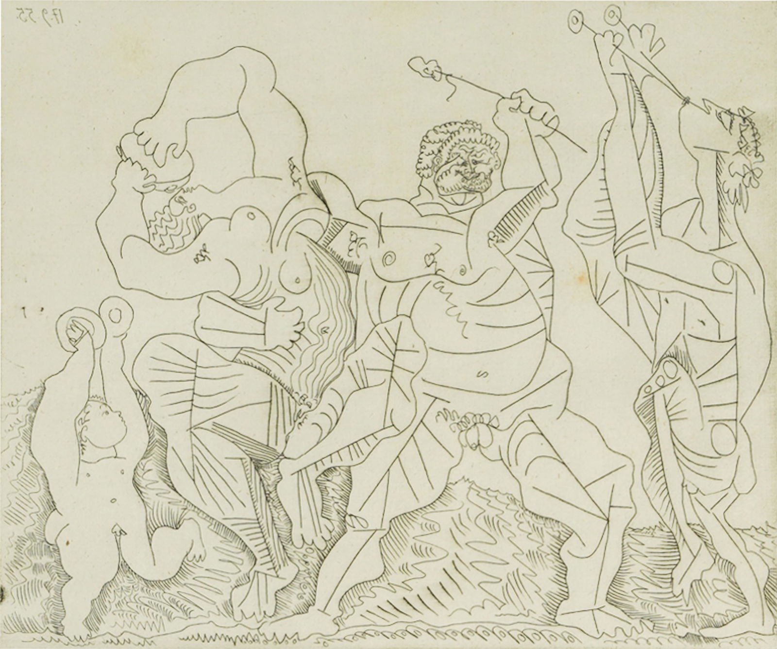 PABLO PICASSO (1881 - 1973): SCENE BUCOLIQUE (1 of 12)