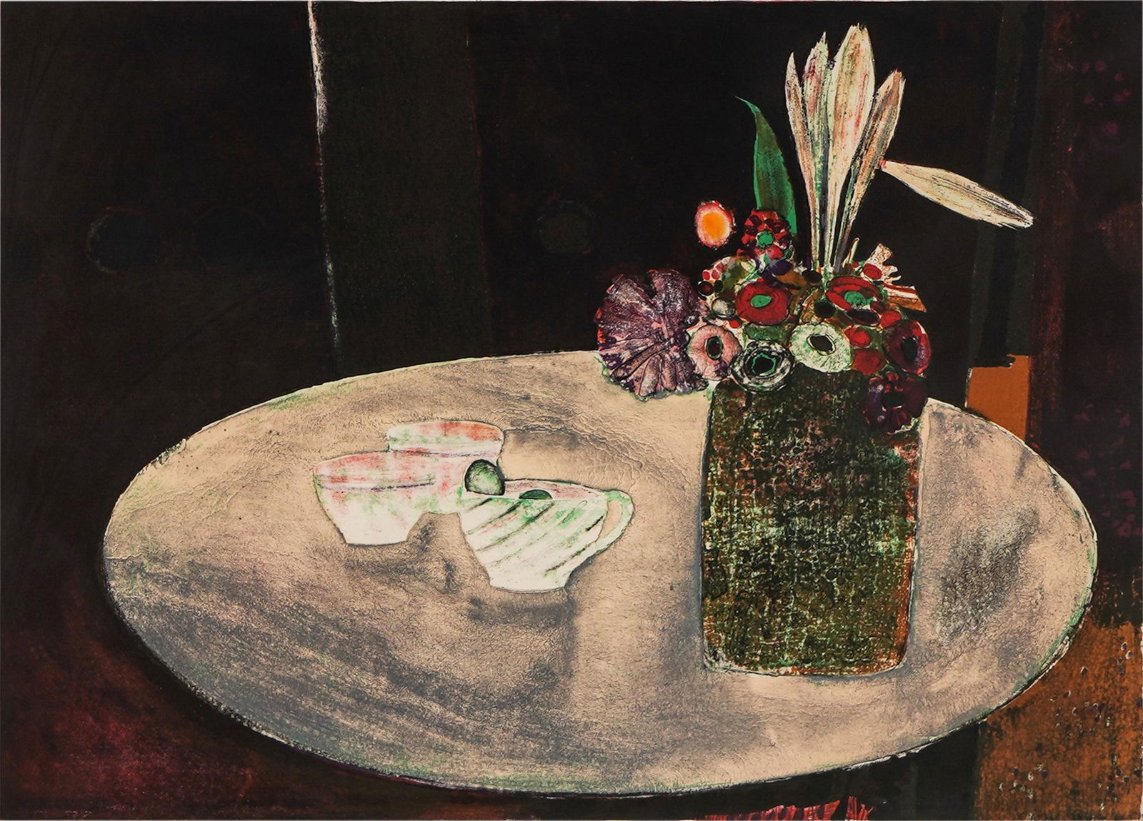 RENÃ‰ GENIS (1922 - 2004): NATURE MORTE AU GUERIDON (1 of 11)