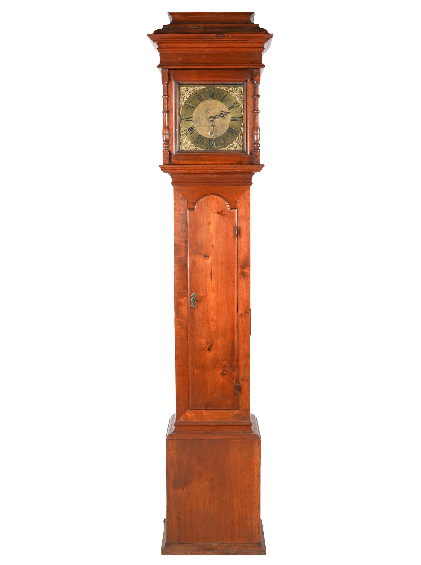 AMERICAN WALNUT TALL CASE CLOCK (1 of 11)