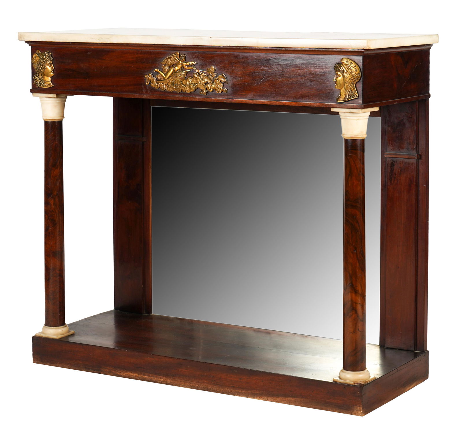 NAPOLEON III GILT METAL-MOUNTED CONSOLE TABLE (1 of 11)