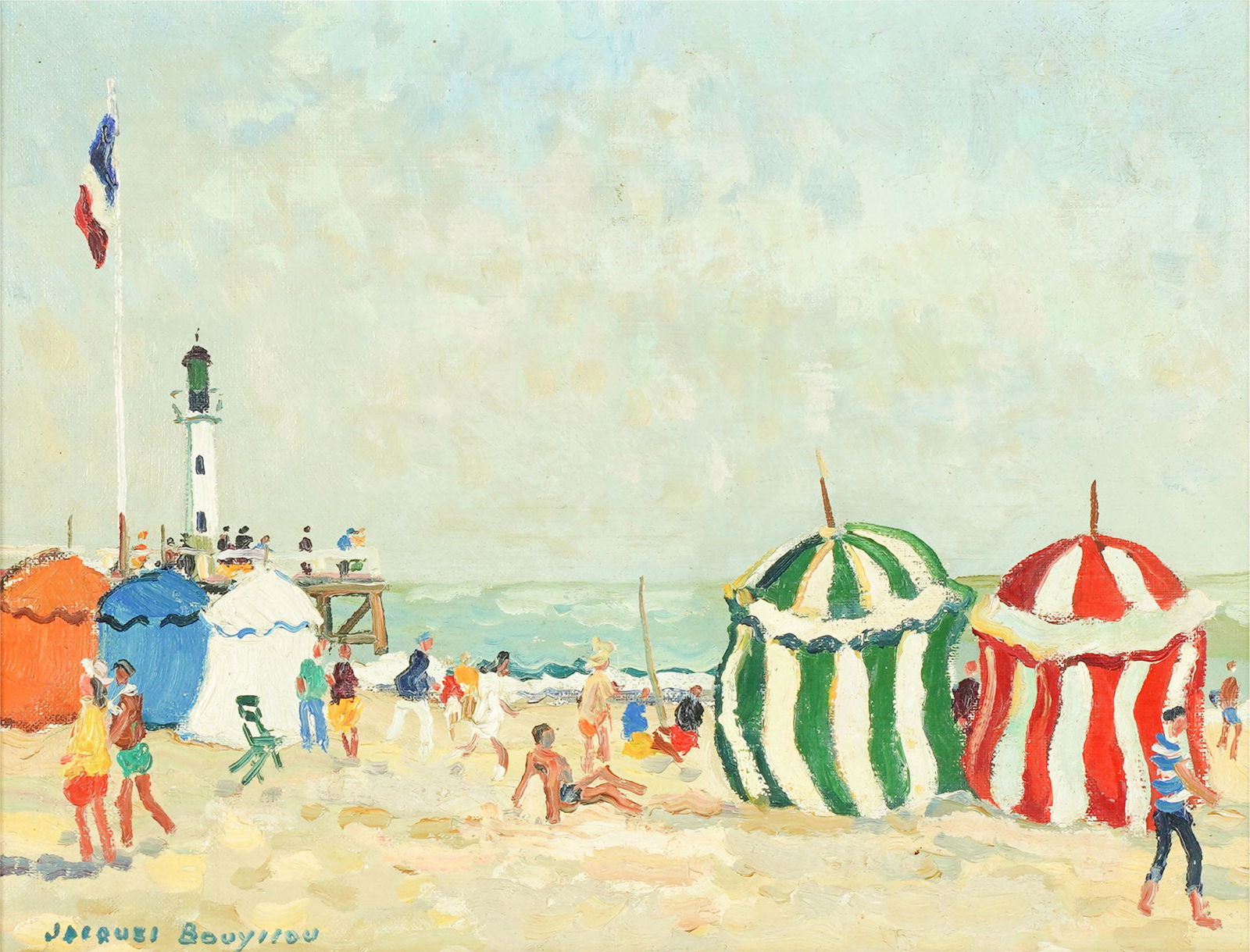 JACQUES BOUYSSOU (1926 - 1997): TROUVILLE (1 of 8)