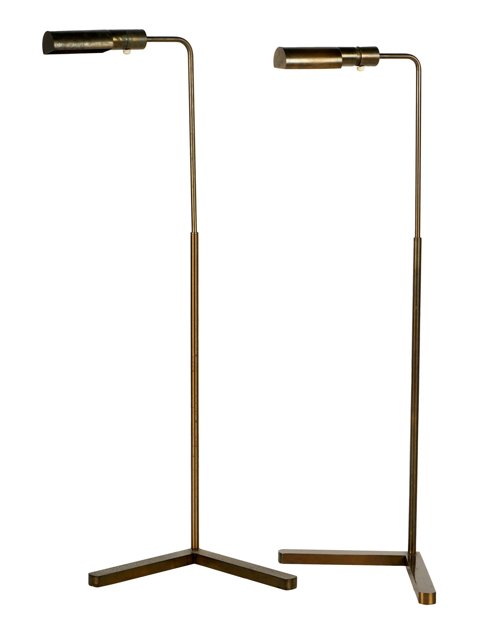 PAIR OF BRASS FLOOR LAMPS (1 of 10)