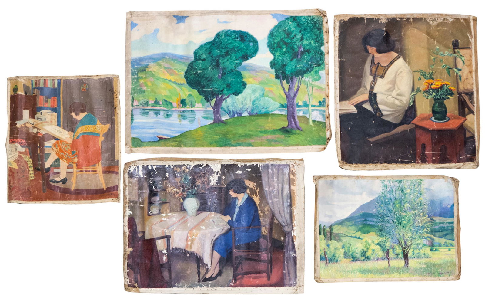 ALEXANDER WARSHAWSKY (1887 - 1945); FOUR WORKS (1 of 19)