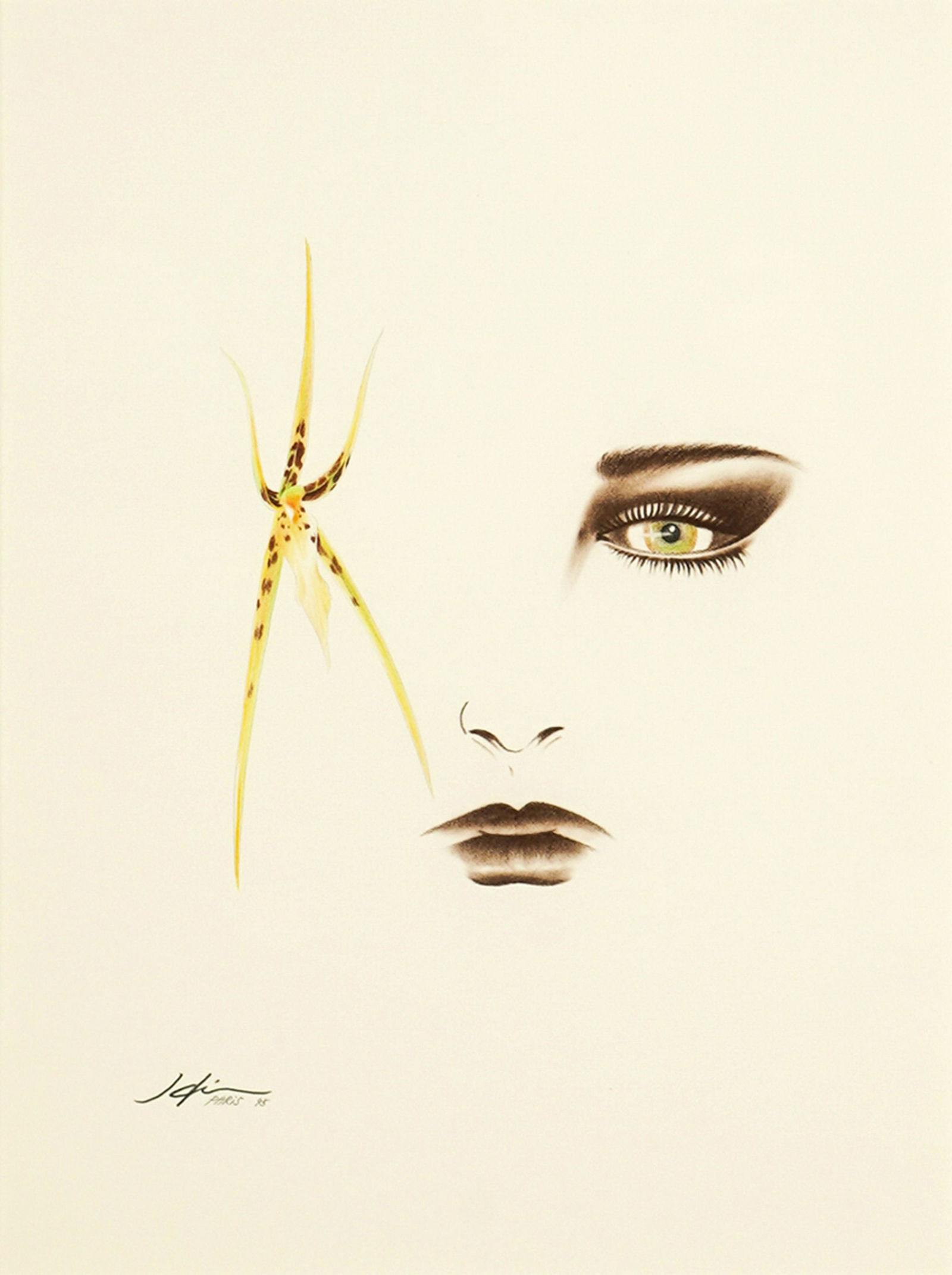 HISASHI OTSUKA (B. 1947): ORCHID - RAN (1 of 10)