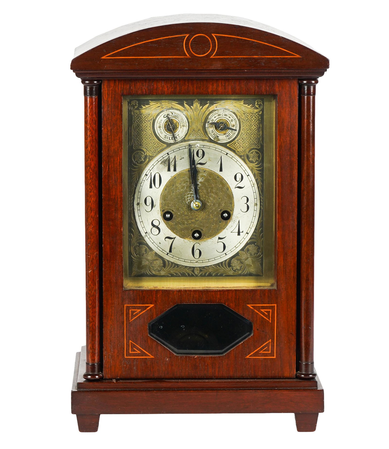 EXCELSIOR GERMAN WESTMINSTER CHIME CLOCK (1 of 9)