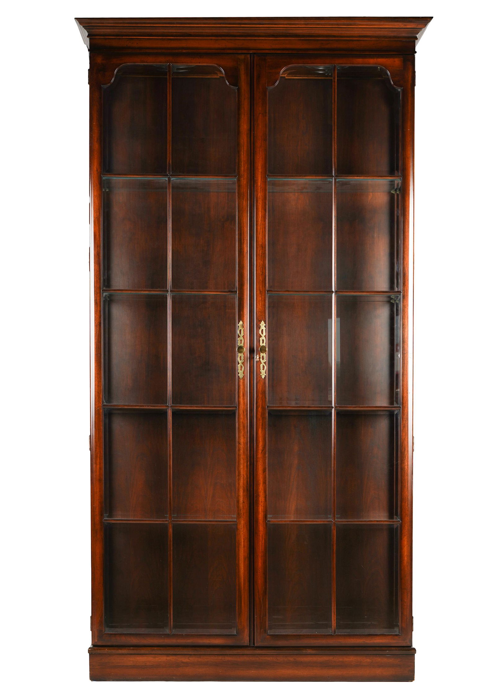 MAHOGANY DISPLAY CABINET (1 of 13)