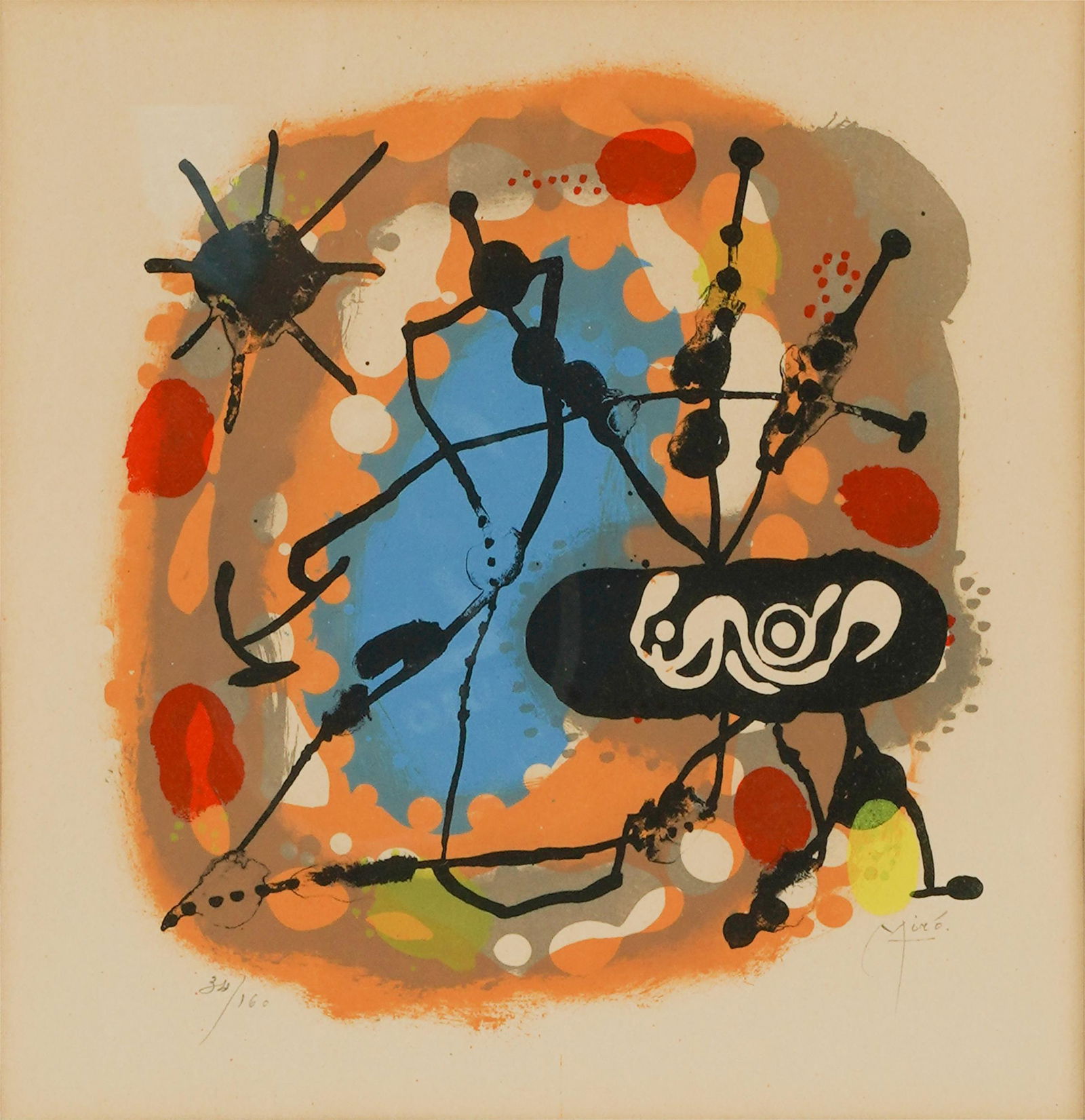 JOAN MIRO (1893 - 1983): ABSTRACT (1 of 8)