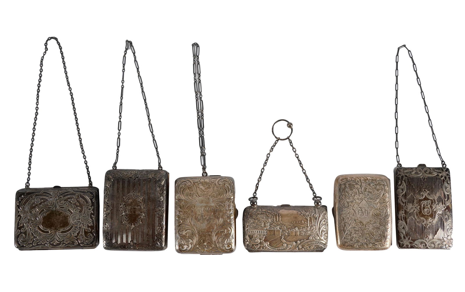 GROUP OF SIX SILVER BOXES (1 of 12)