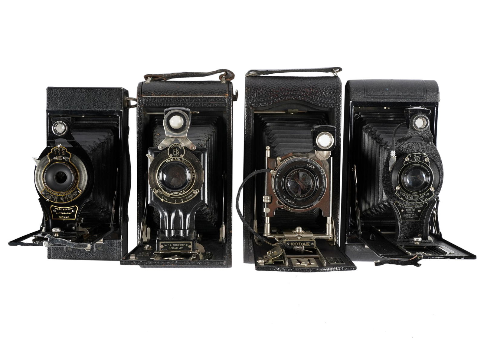 FOUR VINTAGE FOLD OUT CAMERAS (1 of 8)