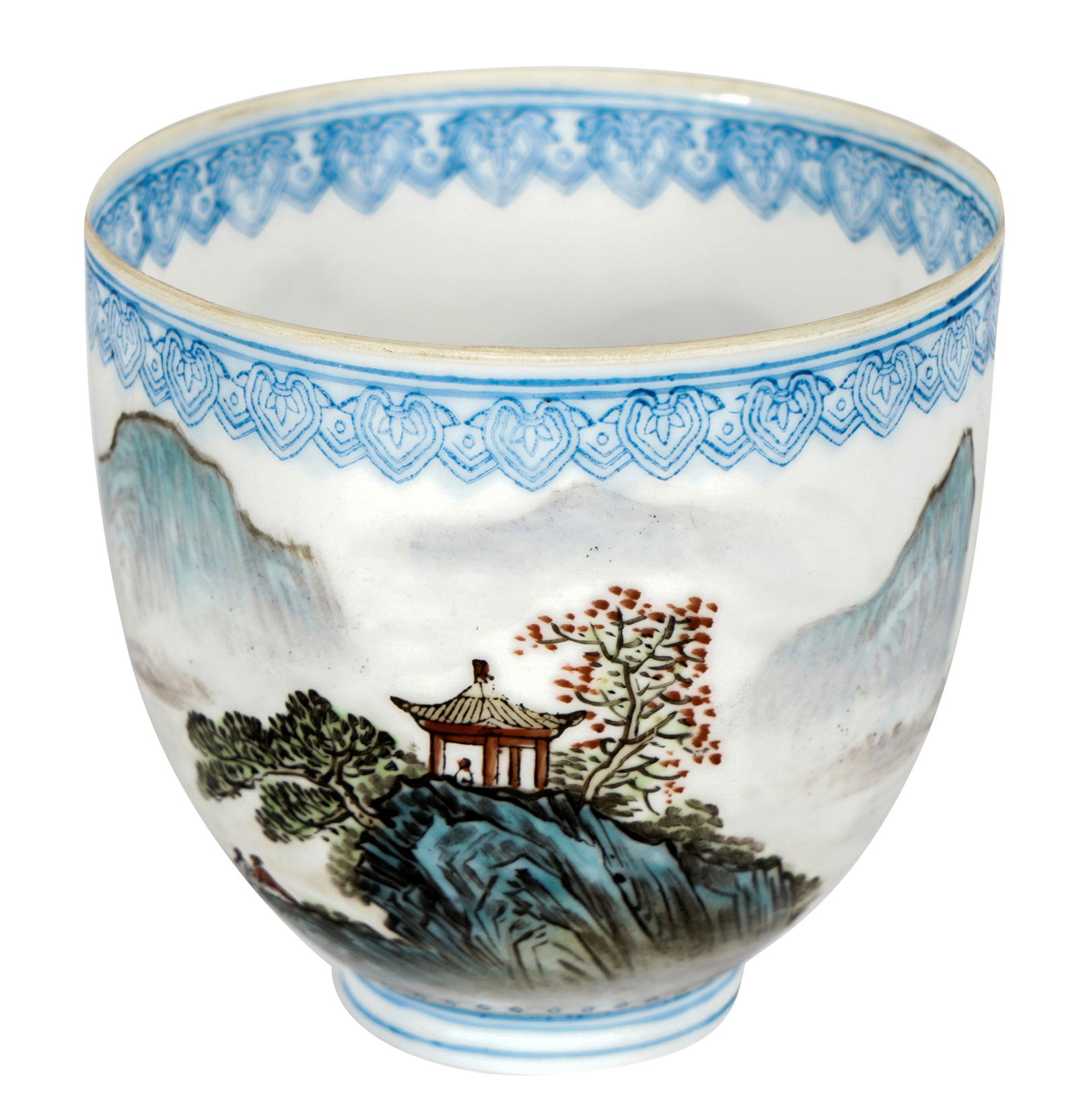 CHINESE EGGSHELL PORCELAIN CUP (1 of 6)